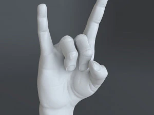 rock music gesture 3D Print Model