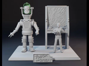 Personaggi del film Tobor the Great modello di stampa 3D Modello di stampa 3D