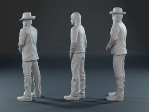 ZZ Top guys 3D print model 3D Print Model