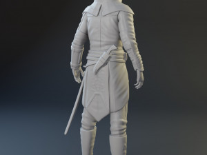 Model inspired by Assassins Creed game 3D print model 3D प्रिंट मॉडल