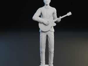 The Beatles guys 3D print model Model do druku 3D