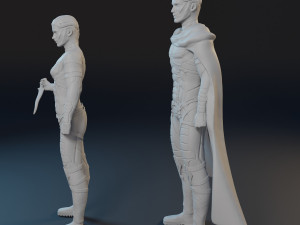 Dune movie characters 3D print model Modello di stampa 3D