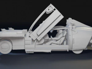 Um conjunto de modelos do filme Blade Runner modelo de impress&atilde;o 3D Modelo de Impressão 3D