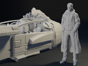A set of models from the movie Blade Runner 3D print model 3D Print Model