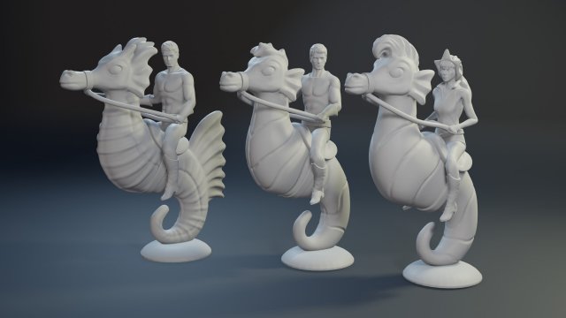 Aquaman Figures 3D print model 3D Принт Модель .c4d .max .obj .3ds .fbx .stl .blend 