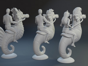 Aquaman Figures 3D print model 3D Принт Модель