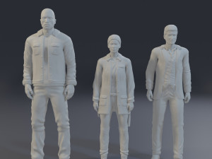 Characters from Lucifer 3D print model 3D Print Models