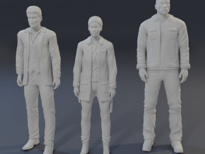 Characters from Lucifer 3D print model Modello di stampa 3D