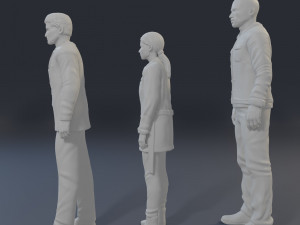 Characters from Lucifer 3D print model Modello di stampa 3D