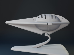 Baby Kal-El in his rocket 3D print model Model do druku 3D