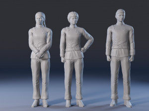 Incredible set of figurines based on the movie Stark Trek 3D print model Model do druku 3D