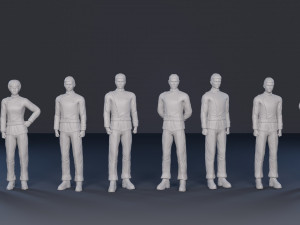 Incredible set of figurines based on the movie Stark Trek 3D print model Model do druku 3D