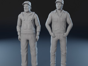 Characters from The Dukes of Hazzard 3D print model 3D 프린트 모델