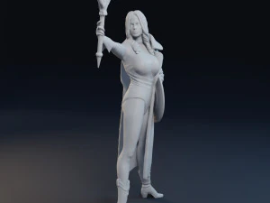 캡틴 아메리카 소녀 3D 프린트 모델 3D 프린트 모델