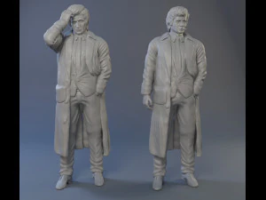 श्रृंखला का नायक कोलंबो 3डी प्रिंट मॉडल 3D प्रिंट मॉडल