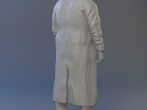 The protagonist of the series Columbo 3D print model 3Dプリントモデル
