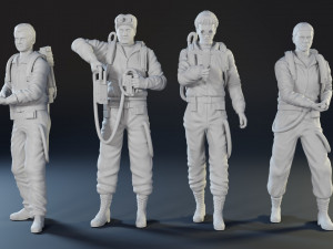 Ghostbusters characters 3D print model 3D Принт Модель