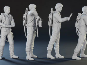 Ghostbusters characters 3D print model 3D Print Model