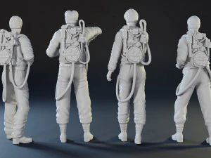 Ghostbusters characters 3D print model 3D Print Model