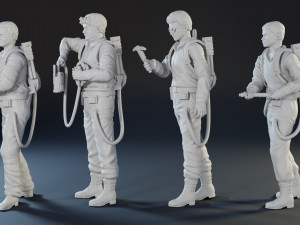 Ghostbusters characters 3D print model 3D Принт Модель