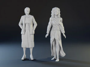 Ghostbusters characters 3D print model 3D Print Model