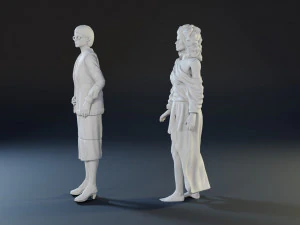 Ghostbusters characters 3D print model 3D Print Model