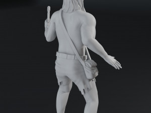 Kamandi the last boy on Earth 3D print model 3D Принт Модель