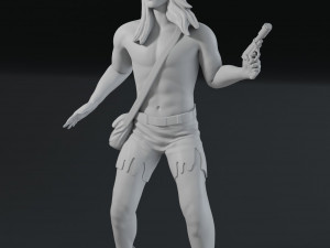 Kamandi the last boy on Earth 3D print model 3D Принт Модель