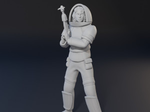 Ellen Ripley 3D print model 3D Принт Модель