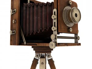 fotocamera retrò Modello 3D