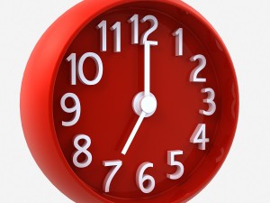 red clock 3D Модель