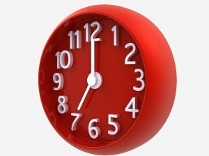 red clock 3D Model