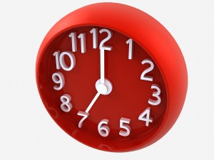 red clock 3D Model
