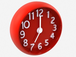red clock 3D Model