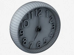 red clock 3D Model