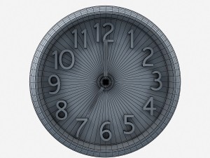 red clock 3D Model