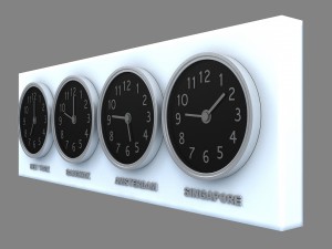 clock Model 3D