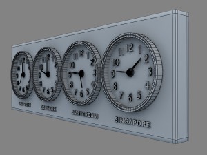 clock Model 3D