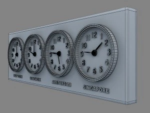 clock 3D Model