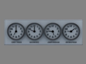clock Model 3D