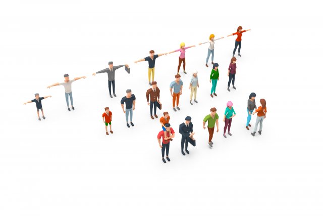 people pack lowpoly 3D मॉडल .c4d .max .obj .3ds .fbx .stl .blend 