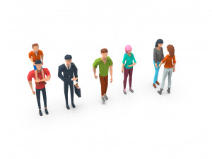 people pack lowpoly 3D मॉडल