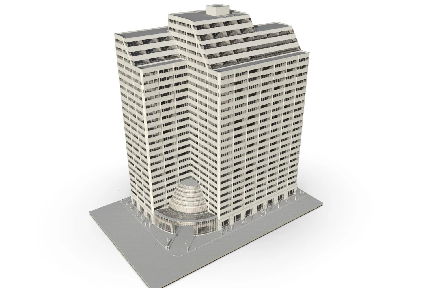 street chicago 3D Model .c4d .max .obj .3ds .fbx .stl .blend 