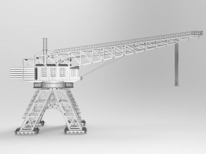 crane harbor 3D Model