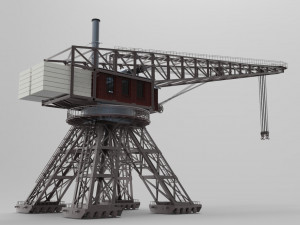 crane harbor 3D Модель