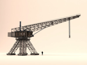 crane harbor 3D Model