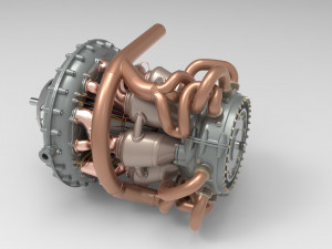jet engine 3D Model