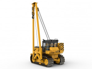 Tractor pipelayer Modello 3D