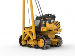 Tractor pipelayer 3D Model