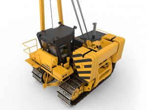 Tractor pipelayer Modello 3D